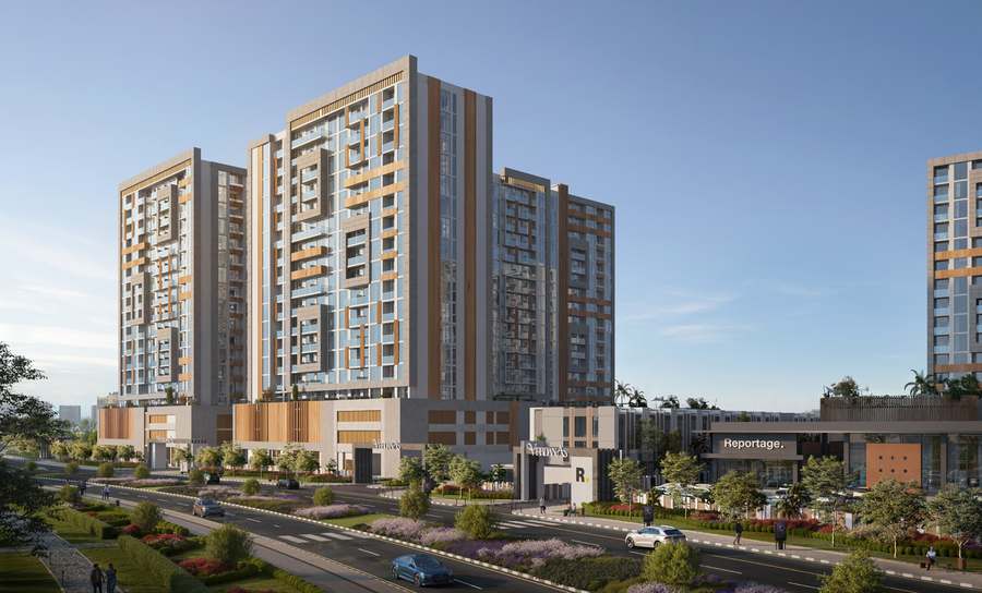 Verdana residential tower, daytime exterior